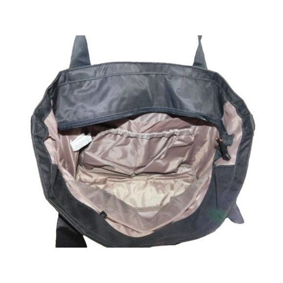 Ju Ju Be Jujube Black Unisex Diaper Bag Baby Changing Pad Hooks EUC - Picture 4 of 6